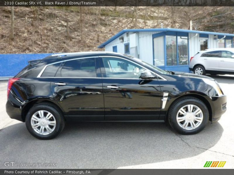 Black Raven / Ebony/Titanium 2010 Cadillac SRX V6