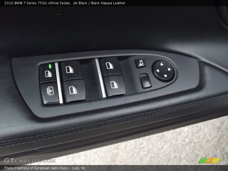 Jet Black / Black Nappa Leather 2010 BMW 7 Series 750Li xDrive Sedan