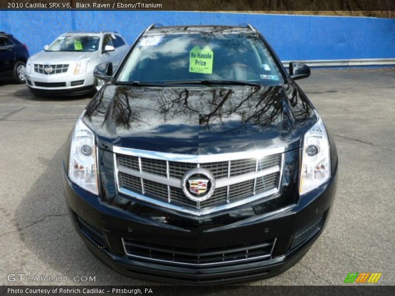 Black Raven / Ebony/Titanium 2010 Cadillac SRX V6
