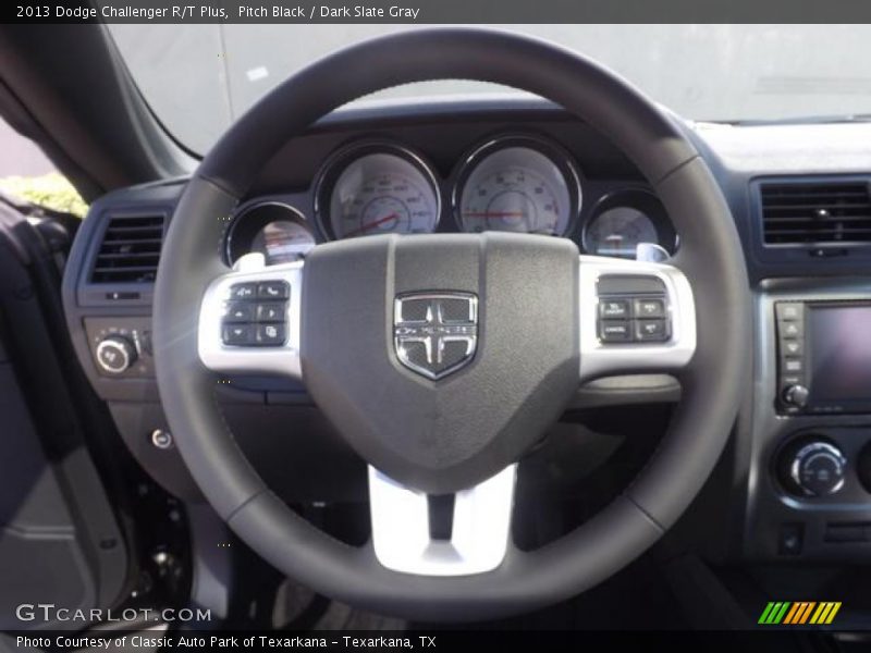 Pitch Black / Dark Slate Gray 2013 Dodge Challenger R/T Plus