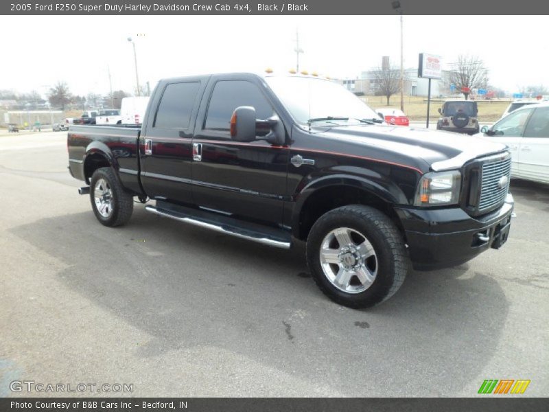 Black / Black 2005 Ford F250 Super Duty Harley Davidson Crew Cab 4x4