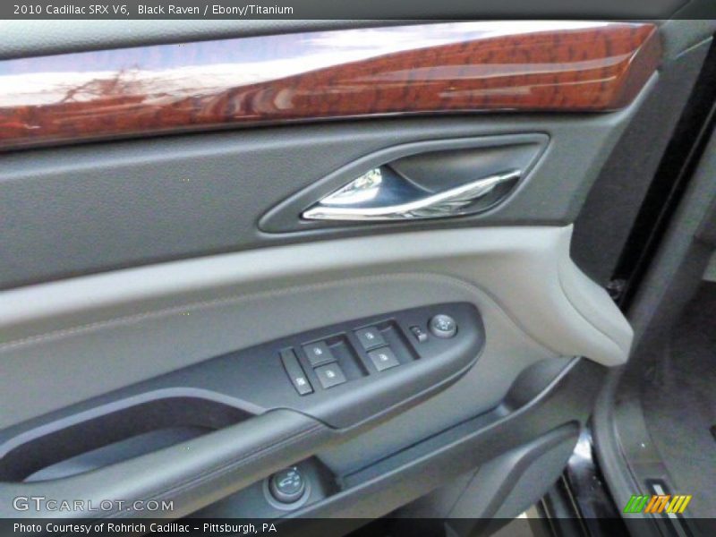 Black Raven / Ebony/Titanium 2010 Cadillac SRX V6