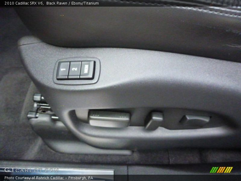 Black Raven / Ebony/Titanium 2010 Cadillac SRX V6