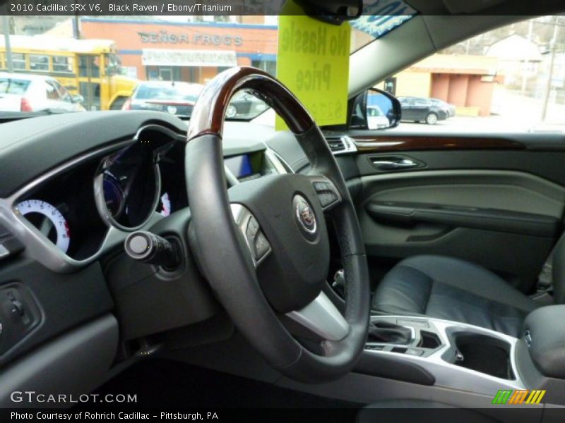 Black Raven / Ebony/Titanium 2010 Cadillac SRX V6