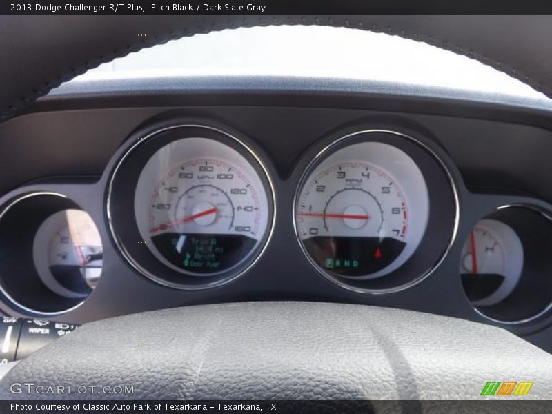Pitch Black / Dark Slate Gray 2013 Dodge Challenger R/T Plus