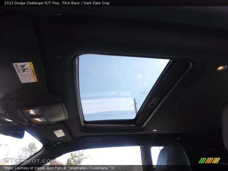 Pitch Black / Dark Slate Gray 2013 Dodge Challenger R/T Plus