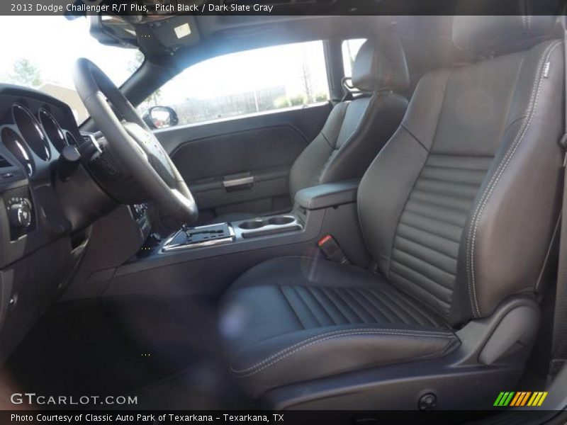 Pitch Black / Dark Slate Gray 2013 Dodge Challenger R/T Plus