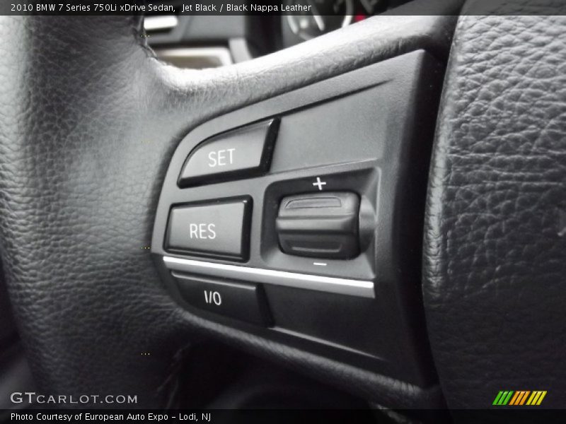 Jet Black / Black Nappa Leather 2010 BMW 7 Series 750Li xDrive Sedan