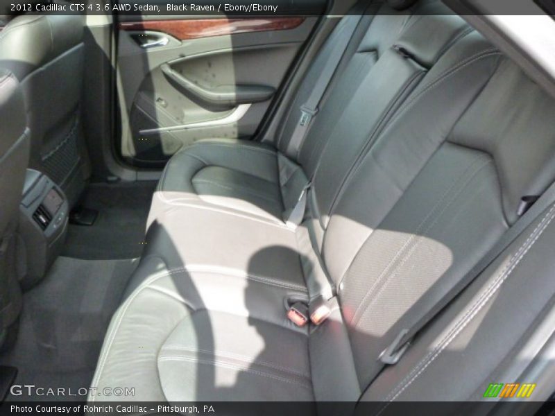 Black Raven / Ebony/Ebony 2012 Cadillac CTS 4 3.6 AWD Sedan