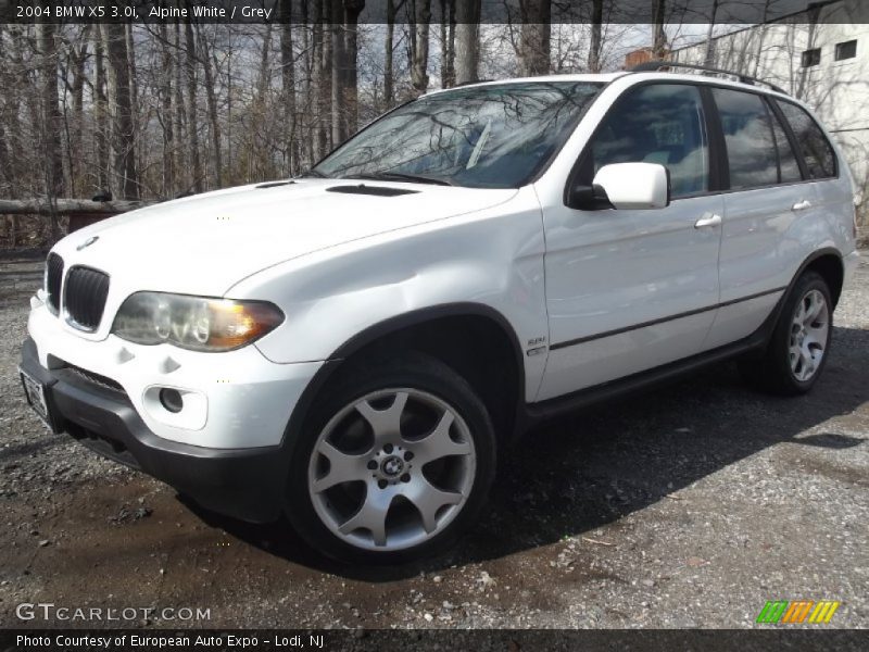 Alpine White / Grey 2004 BMW X5 3.0i