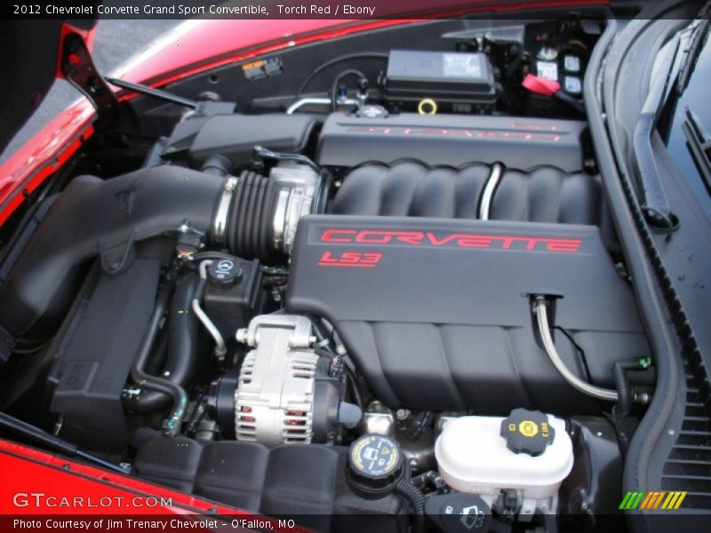  2012 Corvette Grand Sport Convertible Engine - 6.2 Liter OHV 16-Valve LS3 V8