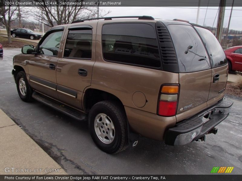 Sandalwood Metallic / Tan/Neutral 2004 Chevrolet Tahoe LS 4x4