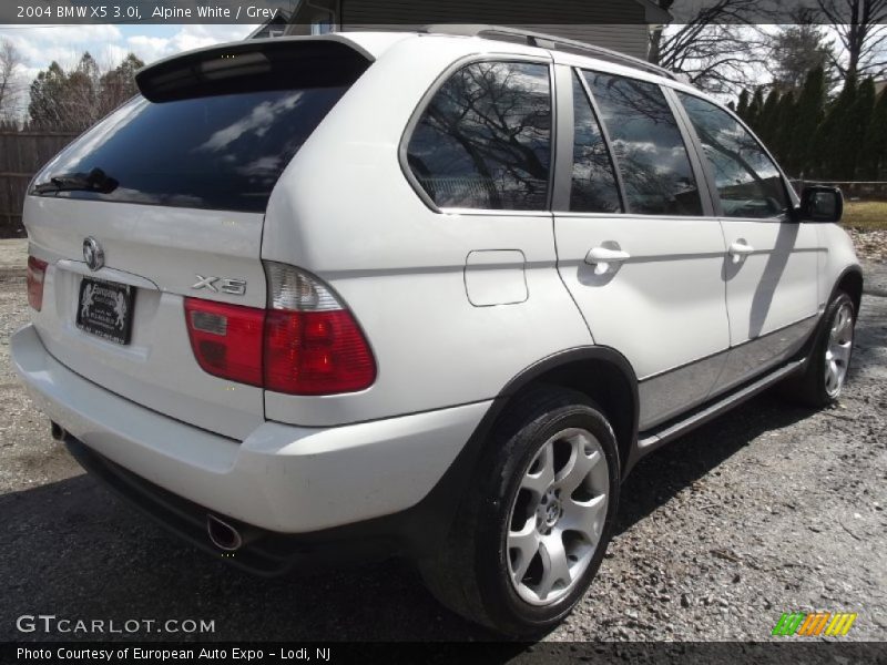 Alpine White / Grey 2004 BMW X5 3.0i