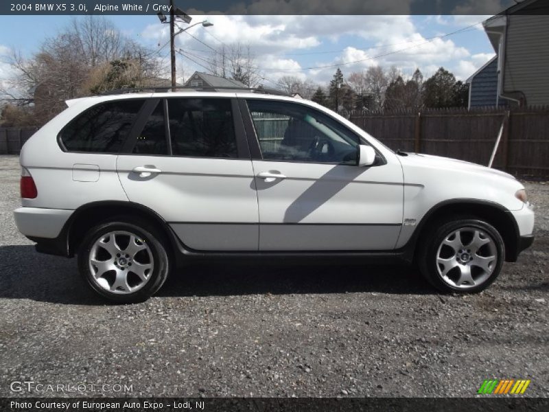 Alpine White / Grey 2004 BMW X5 3.0i