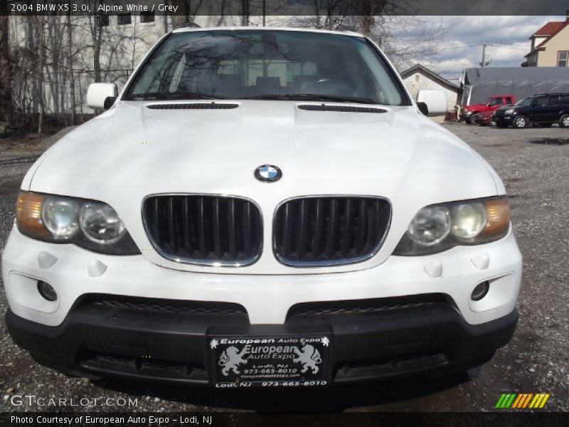 Alpine White / Grey 2004 BMW X5 3.0i
