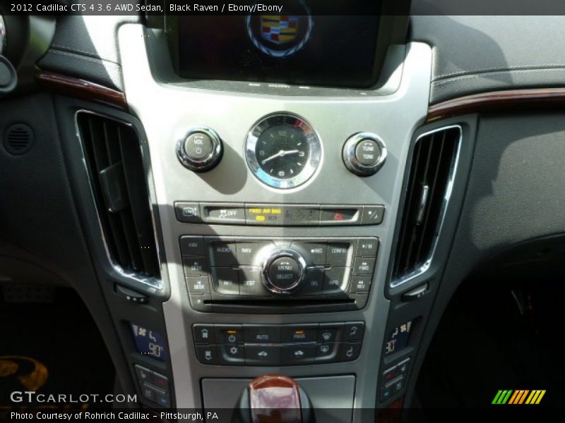 Black Raven / Ebony/Ebony 2012 Cadillac CTS 4 3.6 AWD Sedan