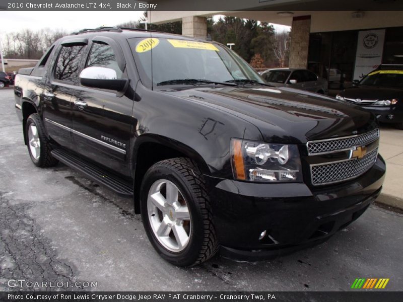 Black / Ebony 2010 Chevrolet Avalanche LTZ 4x4