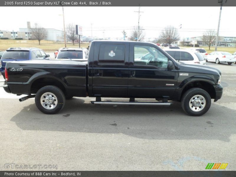 Black / Black 2005 Ford F250 Super Duty XLT Crew Cab 4x4