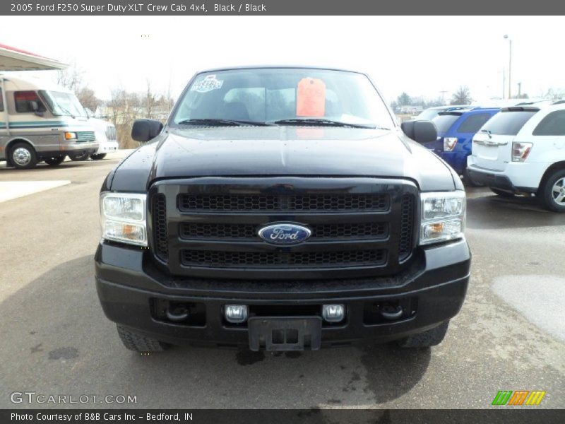Black / Black 2005 Ford F250 Super Duty XLT Crew Cab 4x4