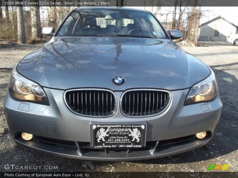 Silver Grey Metallic / Black 2006 BMW 5 Series 525xi Sedan