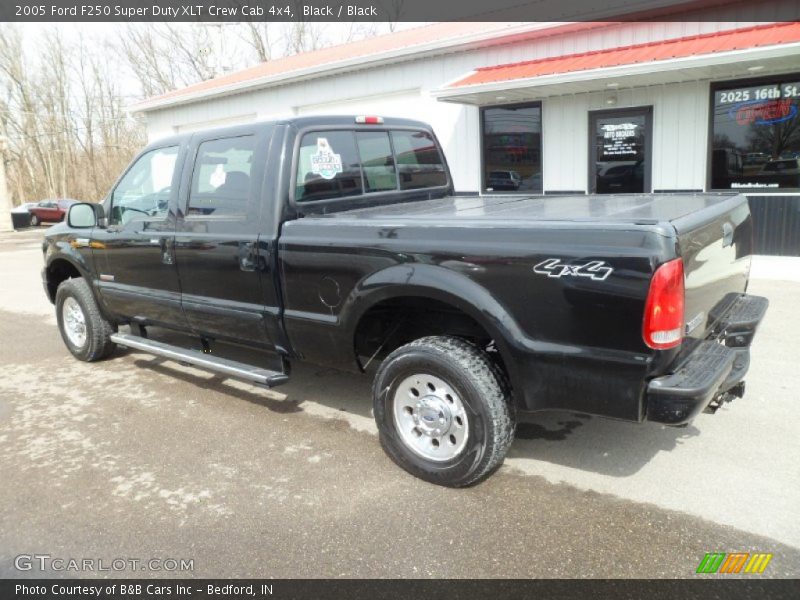 Black / Black 2005 Ford F250 Super Duty XLT Crew Cab 4x4