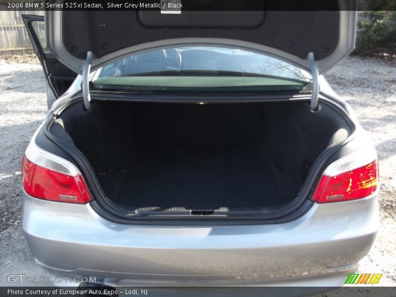 Silver Grey Metallic / Black 2006 BMW 5 Series 525xi Sedan