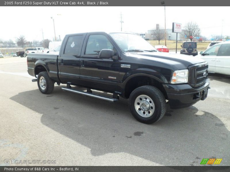 Black / Black 2005 Ford F250 Super Duty XLT Crew Cab 4x4