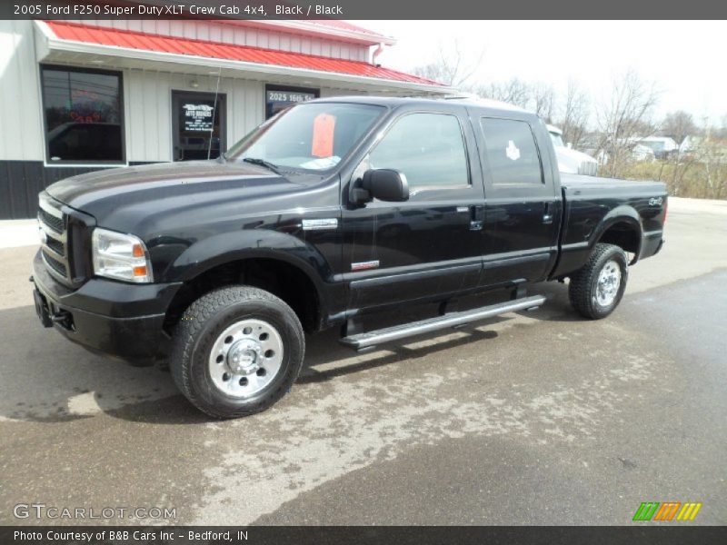Black / Black 2005 Ford F250 Super Duty XLT Crew Cab 4x4