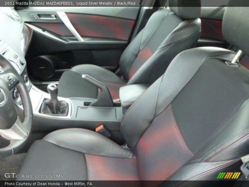  2011 MAZDA3 MAZDASPEED3 Black/Red Interior