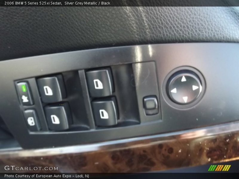 Silver Grey Metallic / Black 2006 BMW 5 Series 525xi Sedan