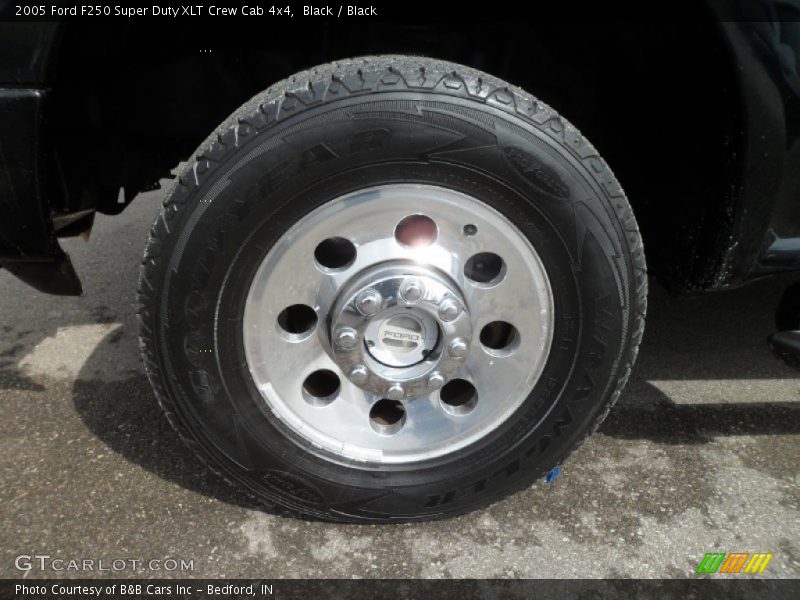 Black / Black 2005 Ford F250 Super Duty XLT Crew Cab 4x4