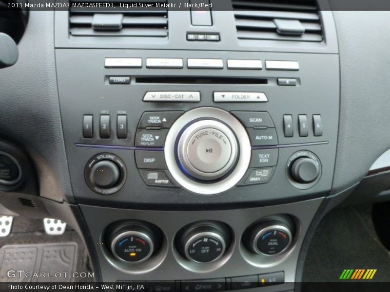 Controls of 2011 MAZDA3 MAZDASPEED3