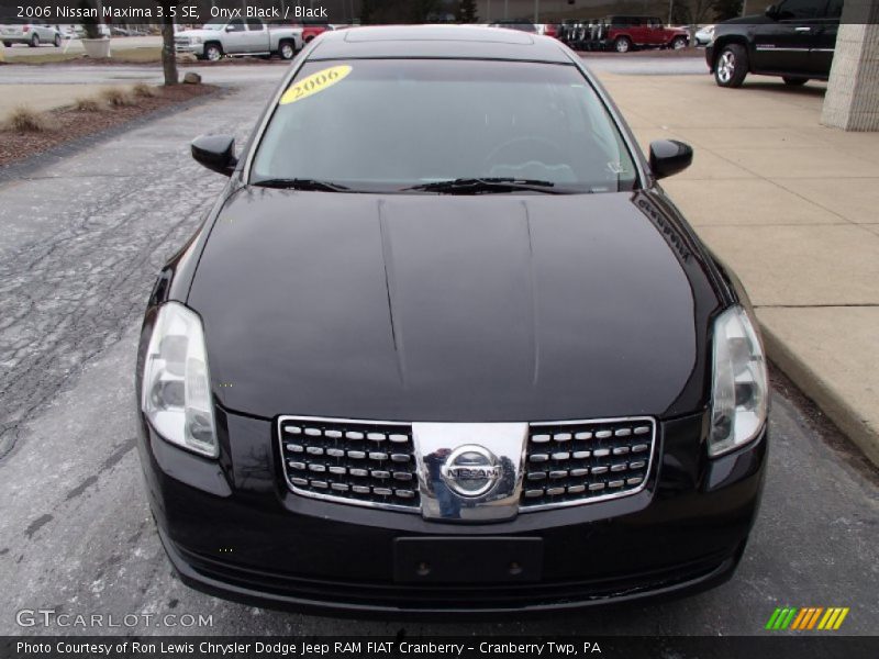 Onyx Black / Black 2006 Nissan Maxima 3.5 SE