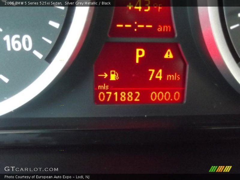 Silver Grey Metallic / Black 2006 BMW 5 Series 525xi Sedan
