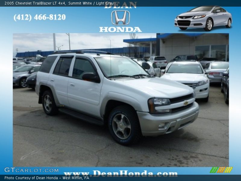 Summit White / Light Gray 2005 Chevrolet TrailBlazer LT 4x4