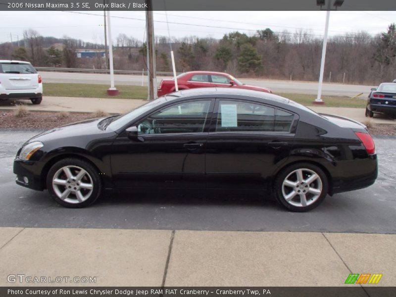 Onyx Black / Black 2006 Nissan Maxima 3.5 SE
