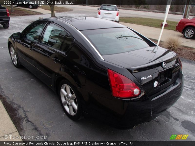 Onyx Black / Black 2006 Nissan Maxima 3.5 SE