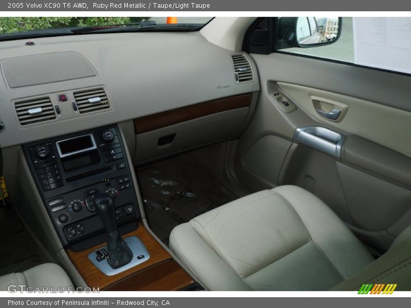 Ruby Red Metallic / Taupe/Light Taupe 2005 Volvo XC90 T6 AWD