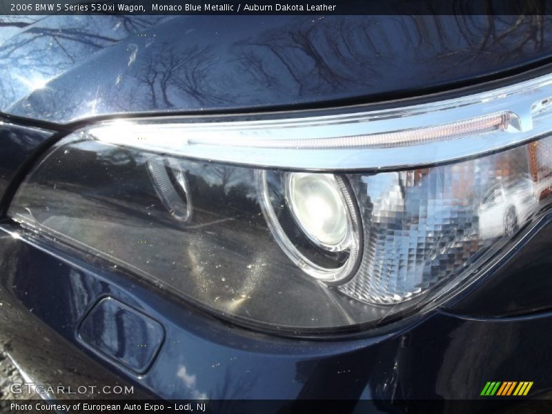 Monaco Blue Metallic / Auburn Dakota Leather 2006 BMW 5 Series 530xi Wagon