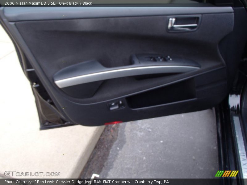 Onyx Black / Black 2006 Nissan Maxima 3.5 SE