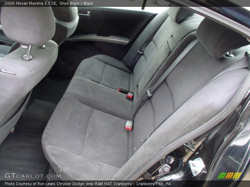 Rear Seat of 2006 Maxima 3.5 SE