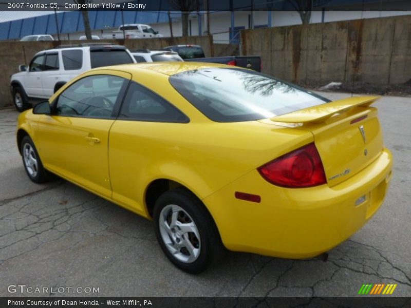 Competition Yellow / Ebony 2007 Pontiac G5