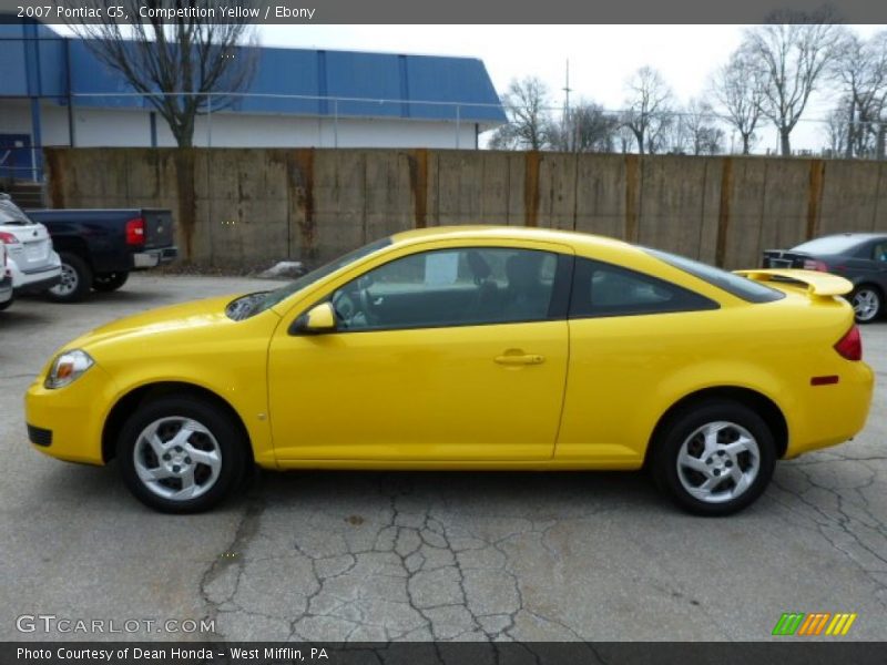 Competition Yellow / Ebony 2007 Pontiac G5