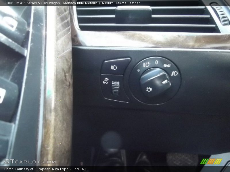 Monaco Blue Metallic / Auburn Dakota Leather 2006 BMW 5 Series 530xi Wagon
