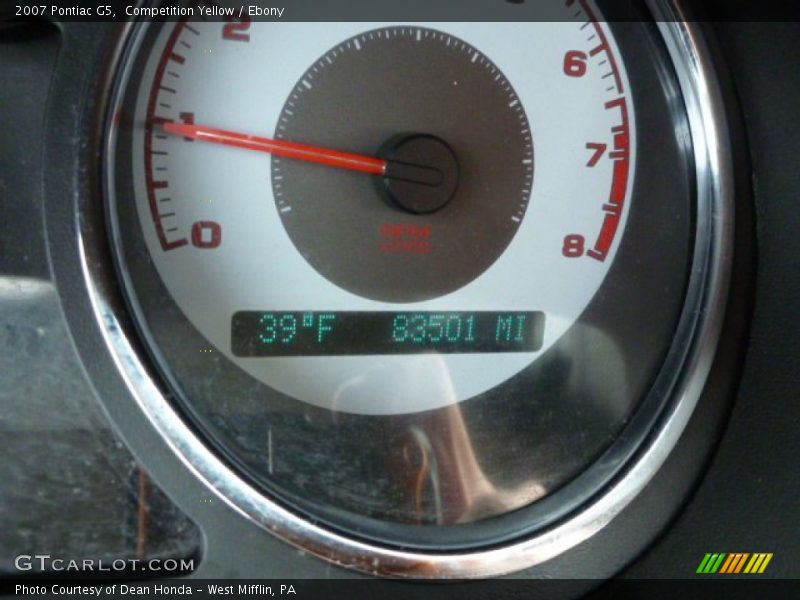 Competition Yellow / Ebony 2007 Pontiac G5