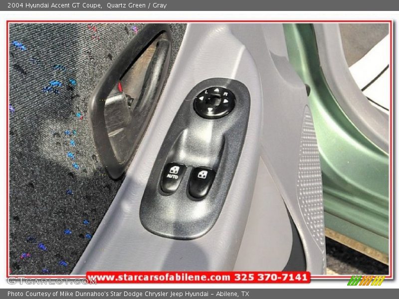 Quartz Green / Gray 2004 Hyundai Accent GT Coupe