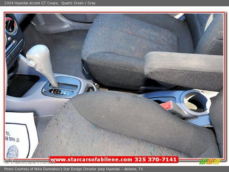 Quartz Green / Gray 2004 Hyundai Accent GT Coupe