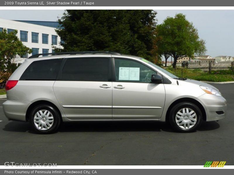  2009 Sienna LE Silver Shadow Pearl