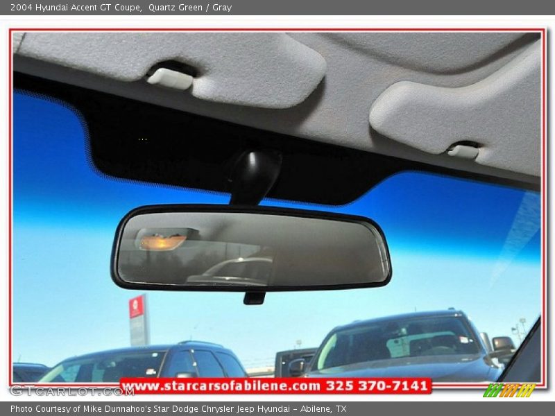 Quartz Green / Gray 2004 Hyundai Accent GT Coupe