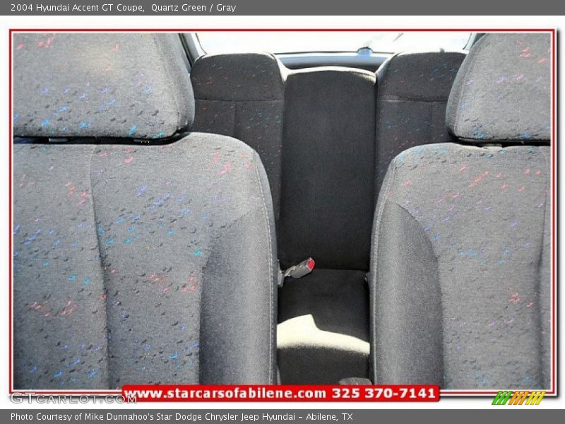 Quartz Green / Gray 2004 Hyundai Accent GT Coupe